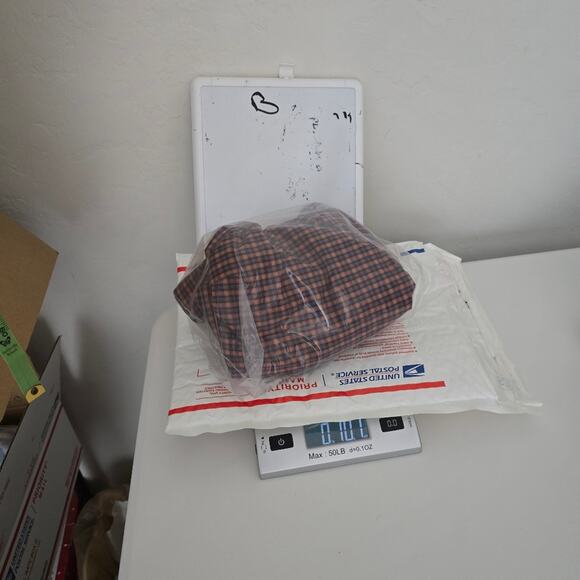 Cinch Mens Button Down Rust Plaid Cowboy Core Rodeo Western Long Sleeve Shirt M - Picture 11 of 12